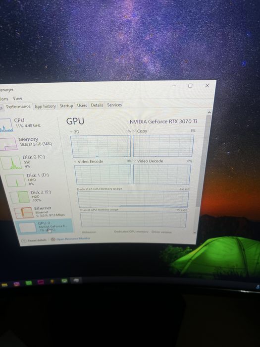 Setup Gaming Complet - PC RTX 3070 Ti / i5 11600K / 32GB RAM / 4TB + Monitor Dell 144Hz + Volan G923 + Periferice