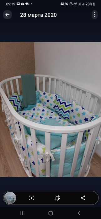 Детская кровать манеж