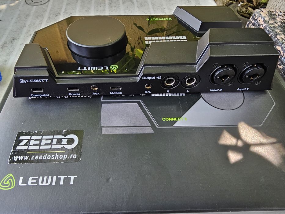 Vând placa sunet /streaming lewitt connect 6