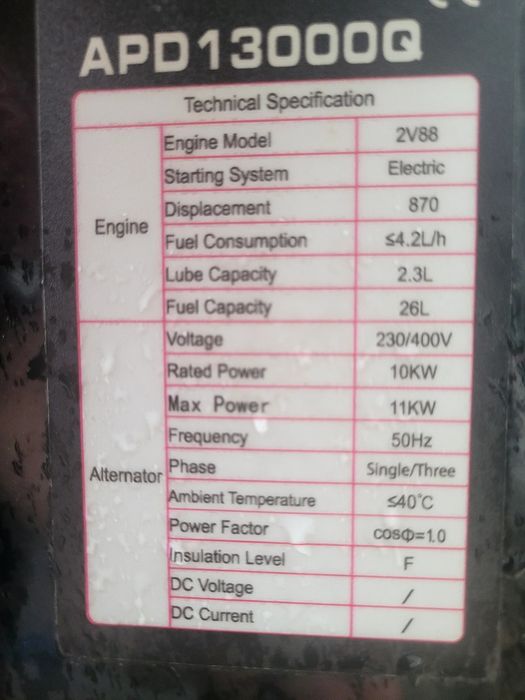 Generator curent 11kw