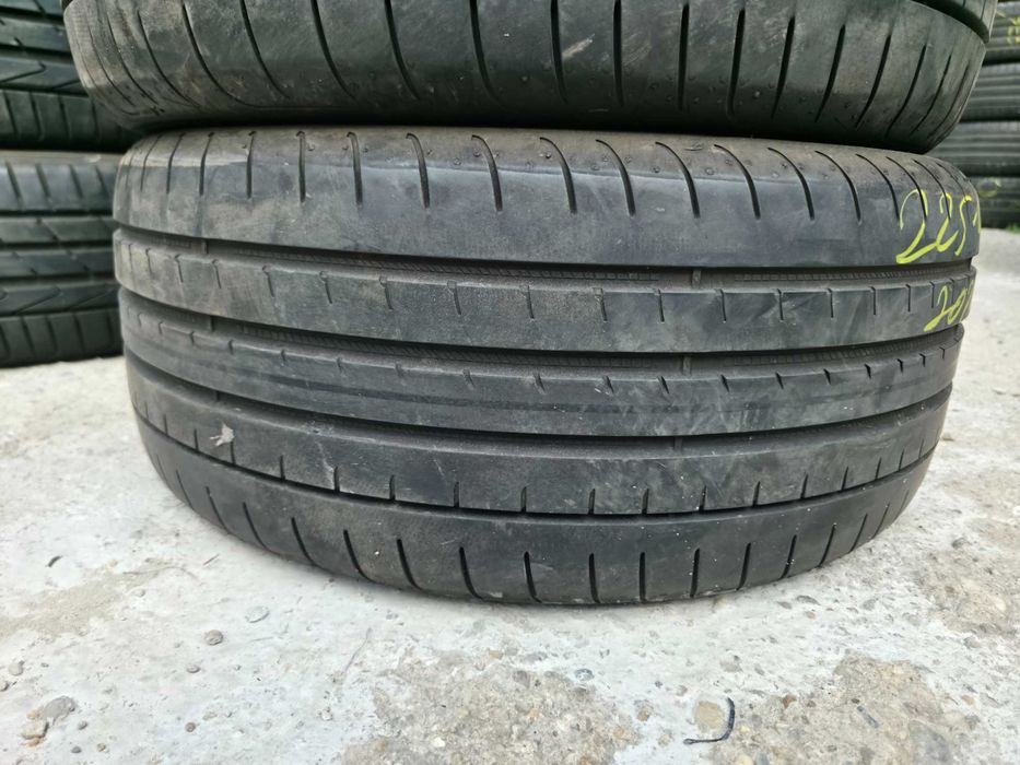 2 Anvelope de VARA - 225/45/17 94Y - GoodYear Eagle F1 Asymmetric 3 * OEM BMW - Stare F BUNA - DOT 2021 !
