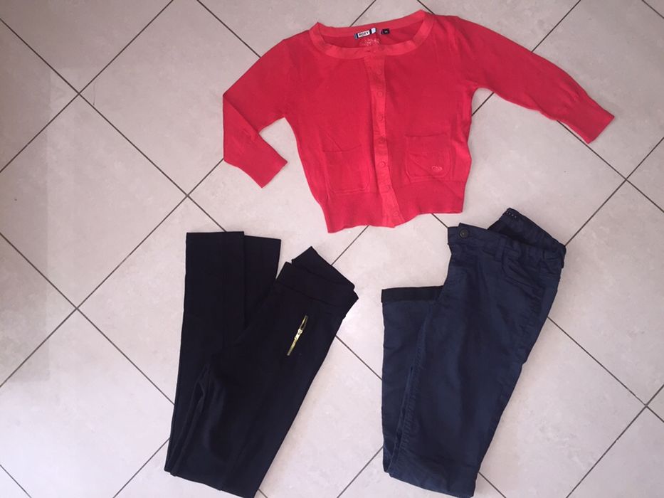 Яке,блузки,клин Lui Joe;Бенетон/Benetton;Okaidi,жилетка Roxy-140/146