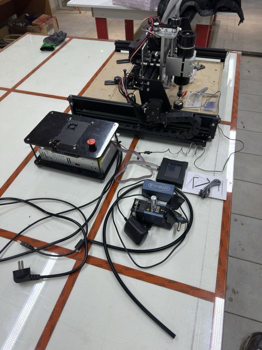 Cnc4540 2 в1 чпу фрезер/лазер