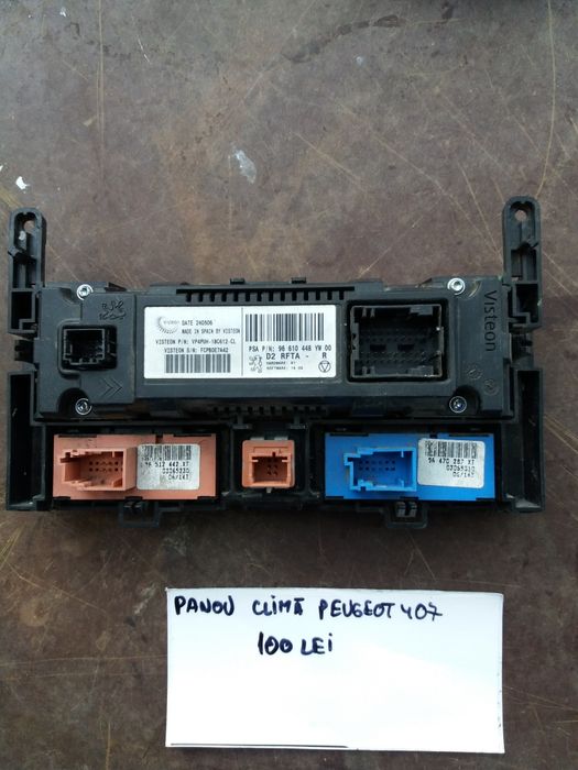 Panou clima,rezistenta,calorifer Peugeot 407