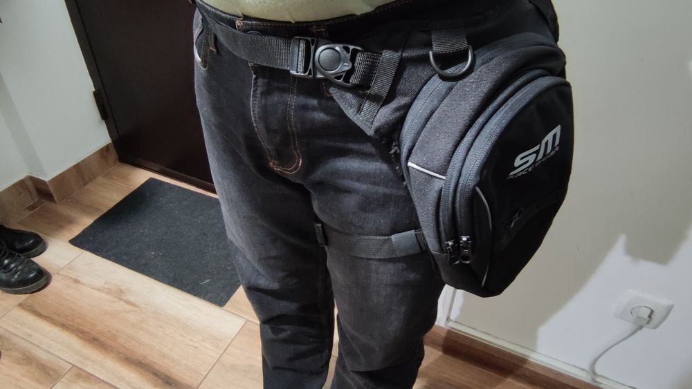 Borseta / geanta moto de picior SM, NOUA!!!