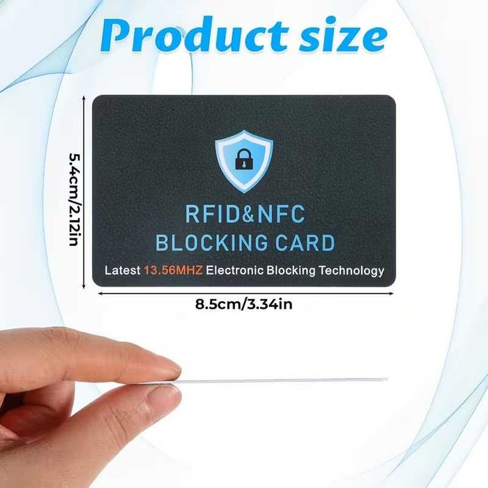 Set 2 carduri protectie RFID