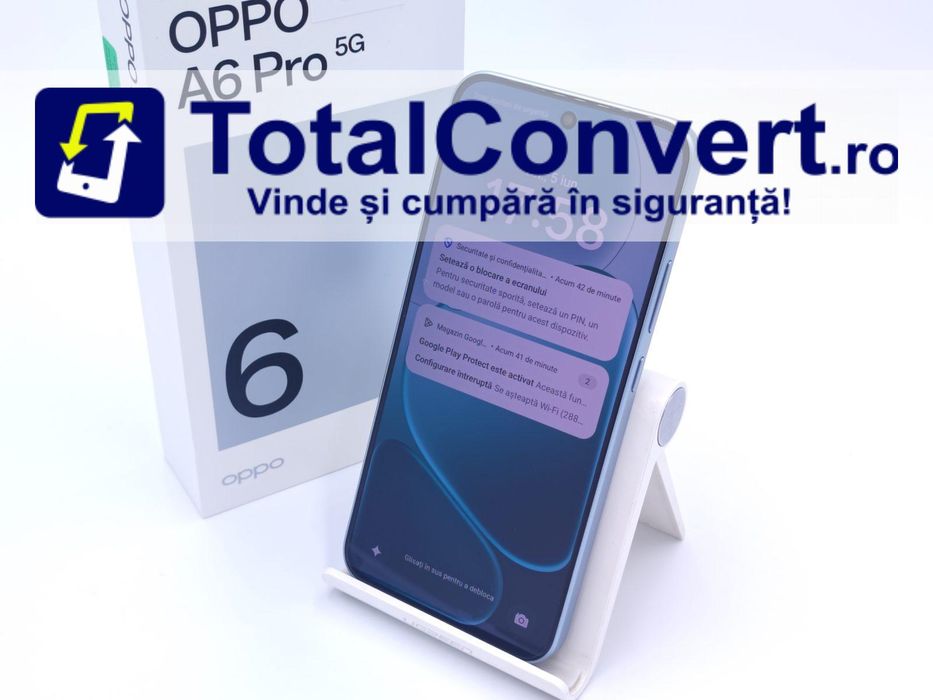 Oppo A6 Pro 256GB Lunar Titanium 8GB Dual, Garantie 24 luni | #D93613