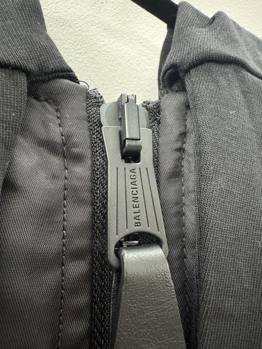 Balenciaga Incognito hooded bomber jacket