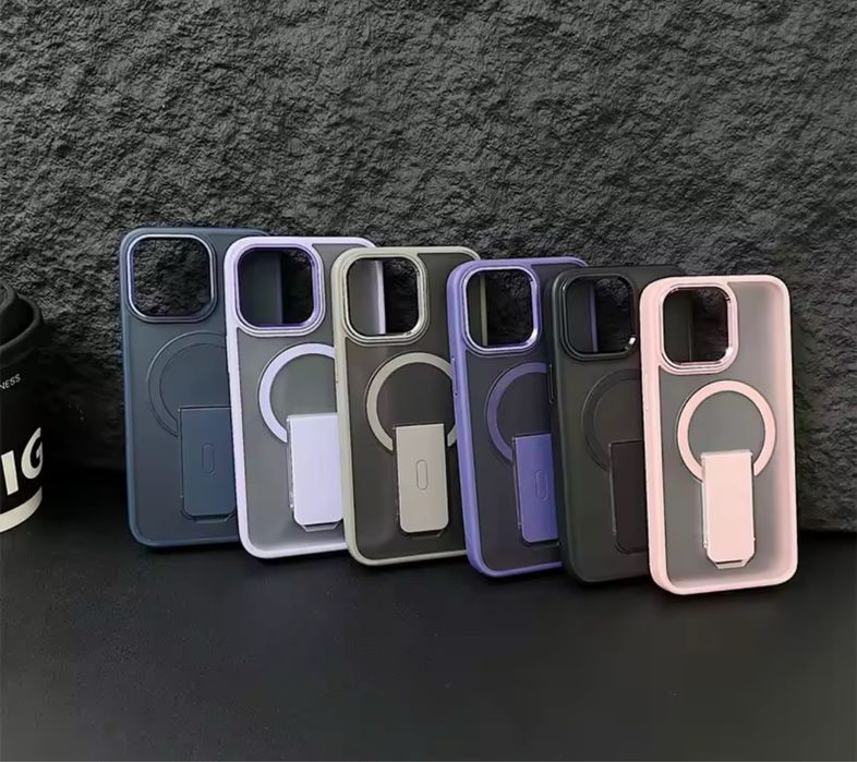 Iphone 16 16 PRO 16 PRO MAX Husa Magsafe Matte Back cu Suport