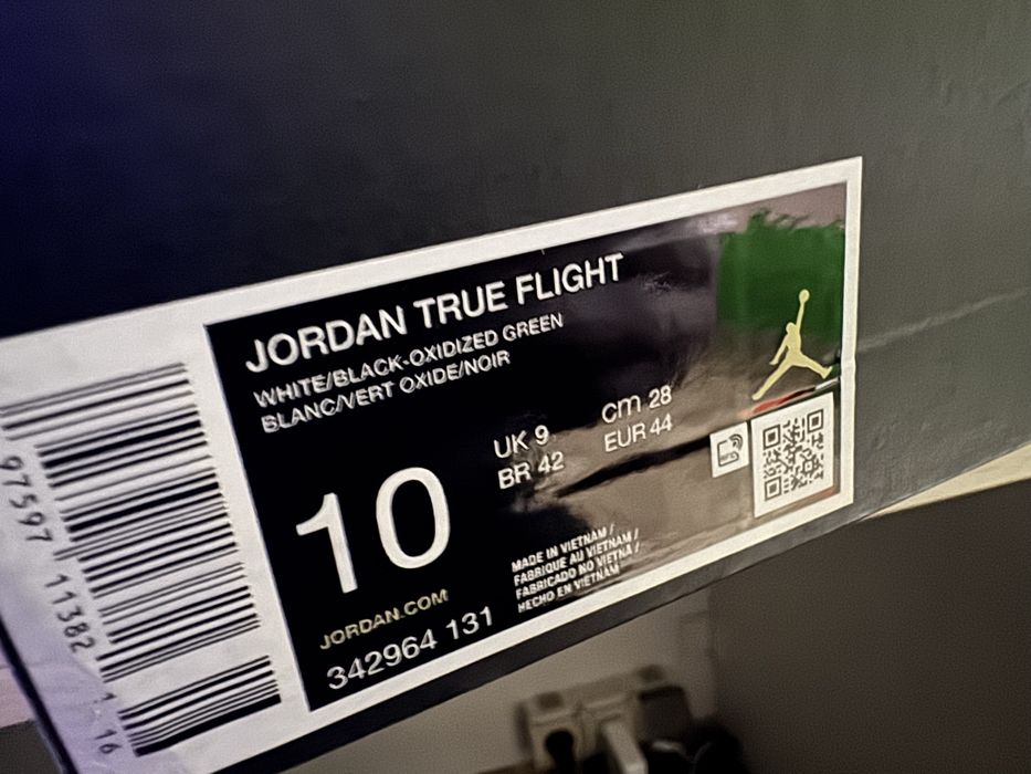 Jordan Jumpman True Flight Oxidized Green 44