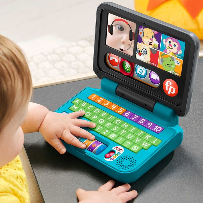 Интерактивна играчка детски лаптоп Fisher Price Laugh & Learn