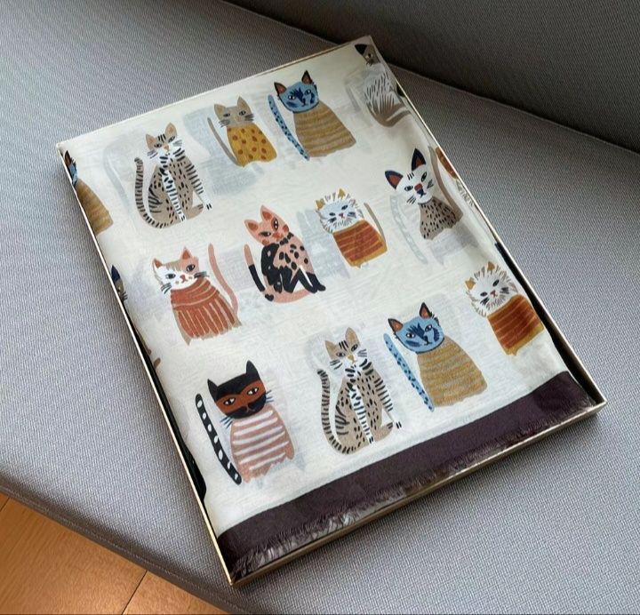 Палантин шарф хлопок