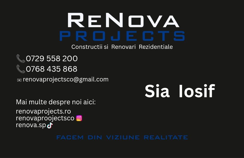 Renovări complete interioare și exterioare