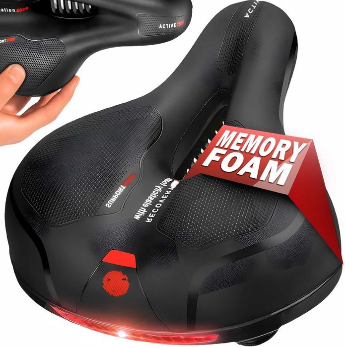 Sa bicicleta sport din spuma moale suspensie arcuri ventilatie scaun