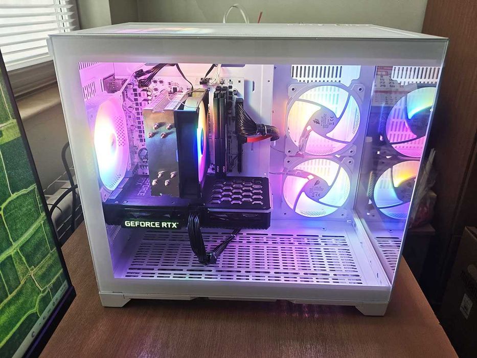 Геймърски компютър, Ryzen 5500, Rtx 3060Ti, 32gb Ram, 1Tb Nvme, 650W