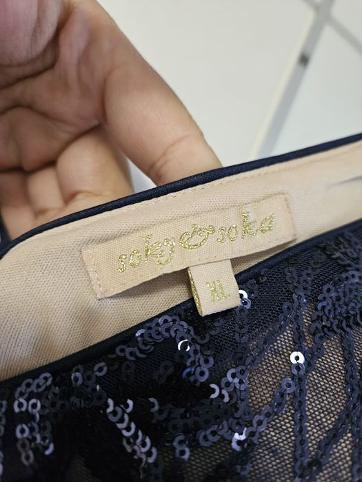 Дълга рокля с пайети