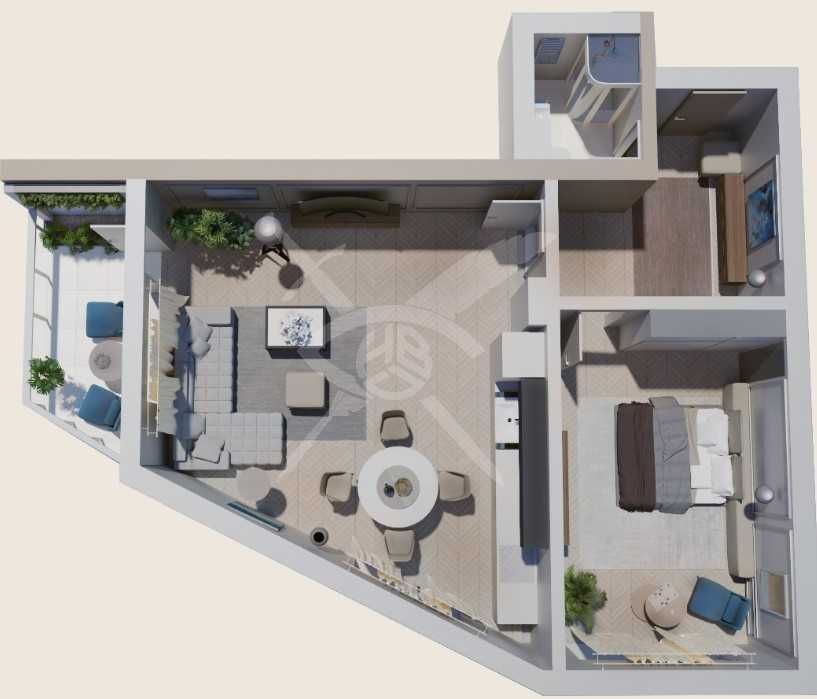 Продава се Двустаен апартамент в Бургас, Сарафово - 70 кв.м за 1200 €/кв.м - Снимка #1