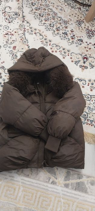 Куртка модная мех добротный