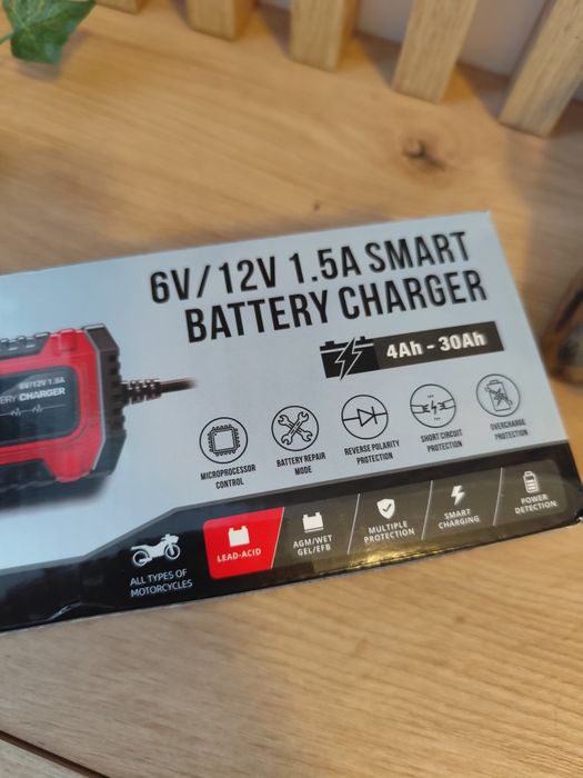 NOU Redresor baterie moto inteligent 12V