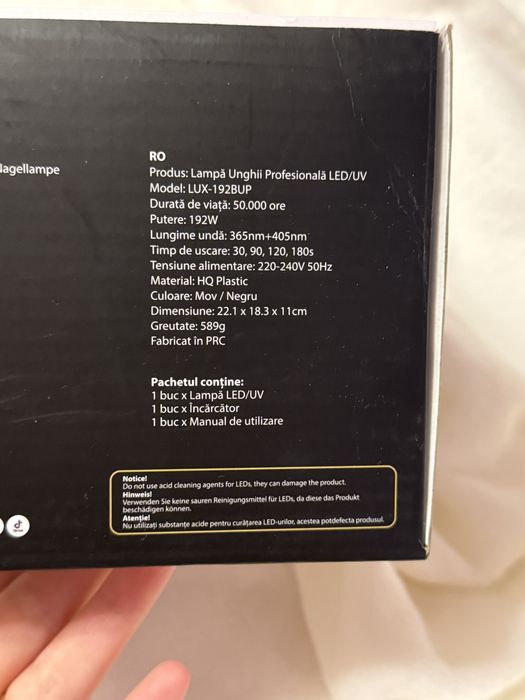 Lampă unghii Luxorise