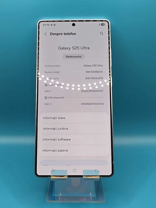 Samsung S25 Ultra, MEM 256GB, RAM 12GB, Amanet Doamna Ghica,Cod:101303