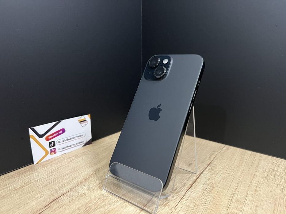 Iphone 15 128Gb Black Second-Hand Bun 3 ani garanție, Telefoane Mures