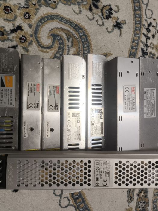 Блок питания 12 вольт 100 ватт 200 ватт