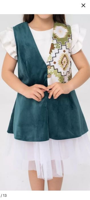 Национальная жилетка на девочку