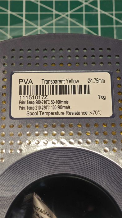 Водорастворимый PVA пластик SUNLU для 3D принтера