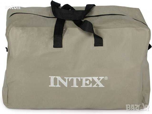 Нов двуместен каяк Intex Explorer K2 с помпа 2 ауминиеви гребла и сак