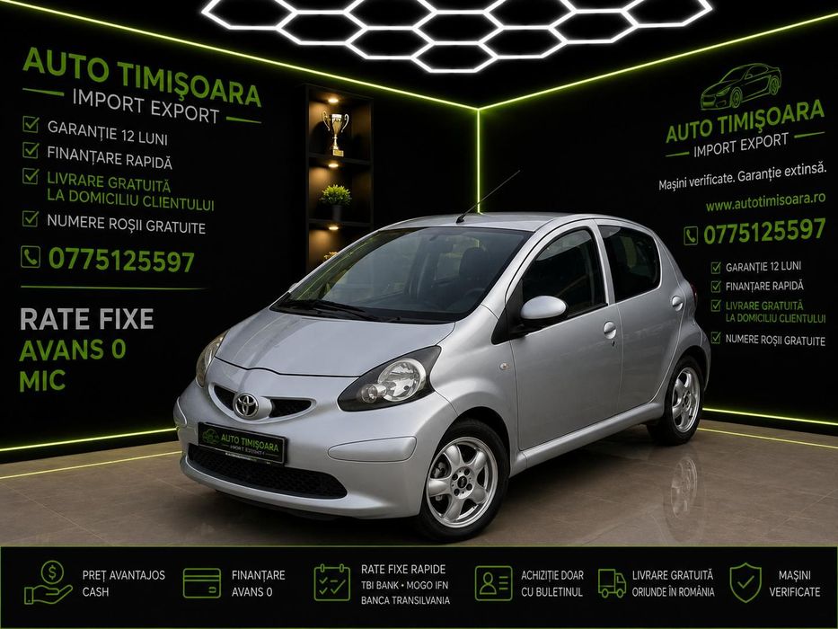Toyota Aygo An 2008 1.0 Benzină Garanție Finanțare Livrare