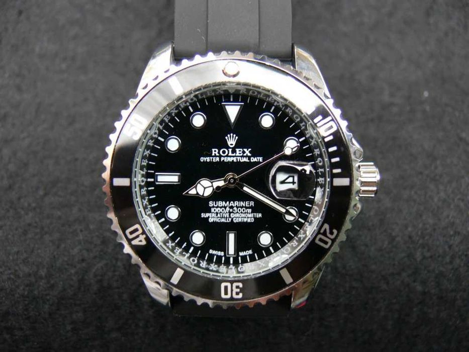 CEAS ROLEX Submariner Black&Silver Silicone Model 2026 SUPERB !!!
