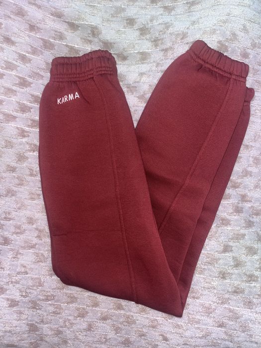 Комплект КАРМА,размер S,цвят червен-бордо
