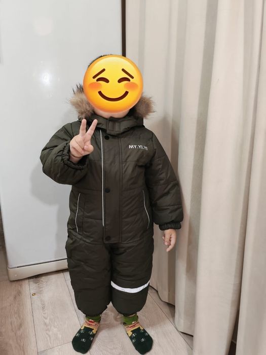 Комбинезон Зимний комбинезон на мальчика, 92 размер, в идеале