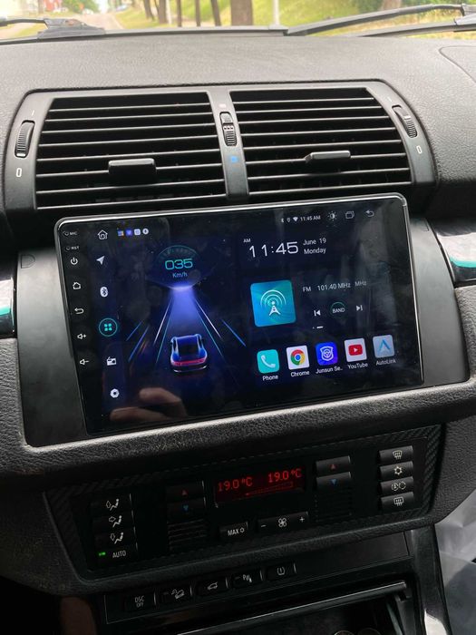 Мултимедия 9" ANDROID 14 за BMW X5 5 series E39 E53 RDS DSP CARPLAY