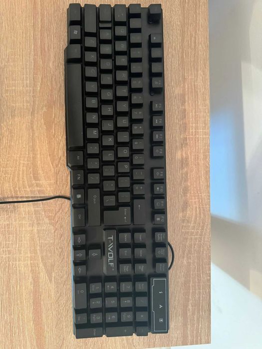 Set gaming, tastatura Mouse, Casti, Pad, Interlook,Iluminare RGB,Negru