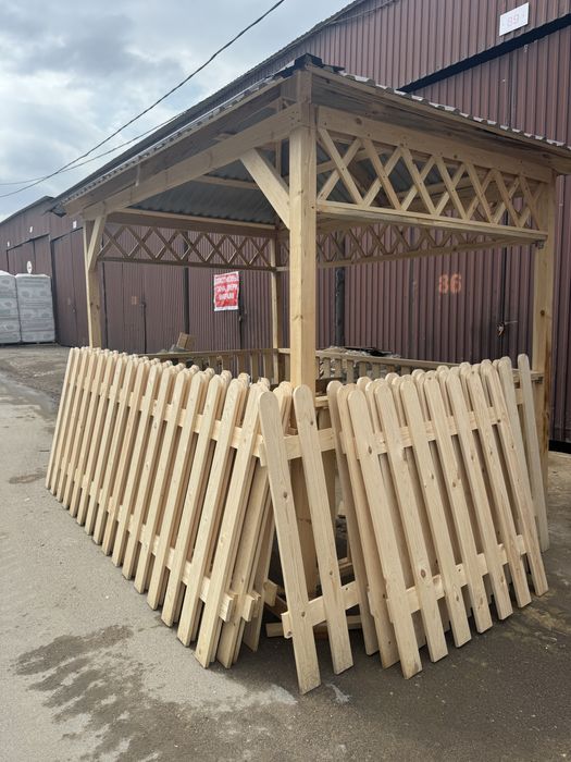 Штакетник деревянный