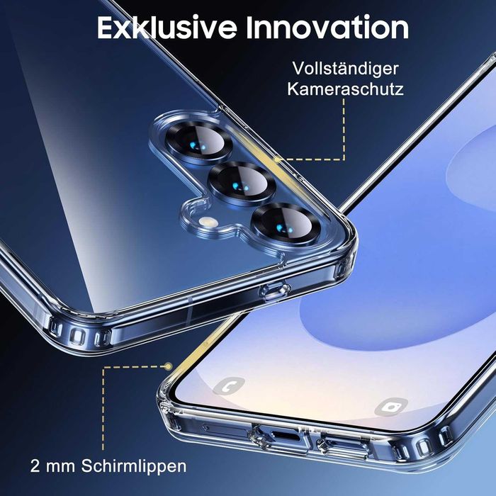 Husa  Samsung Galaxy S25 + 2 sticle fata + 2 sticle camera