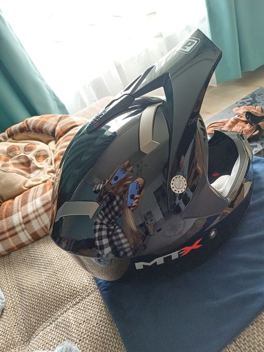 AGV MT-X Gloss Black защитна каска 59/60 L