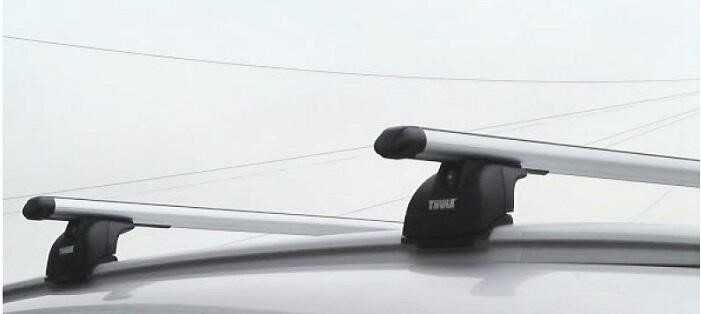 Thule багажник Toyota Auris, Corolla, напречни греди, рейки