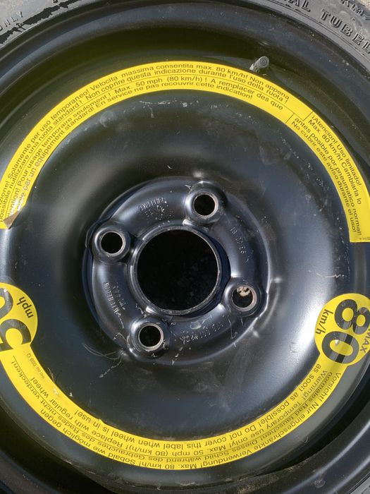 Резервна гума с джанта патерица фолксваген vw 4x100