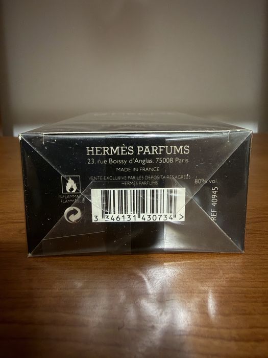 Terre D’hermes Eau intense Vetiver
