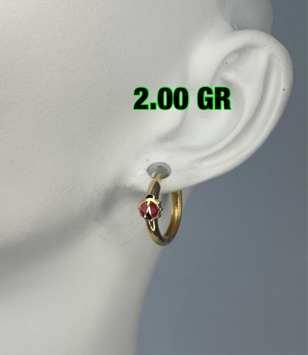Cercei aur 14 k superbi