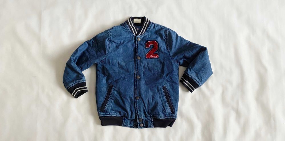 Geaca baieti, Zara, denim, 128( 8 ani)