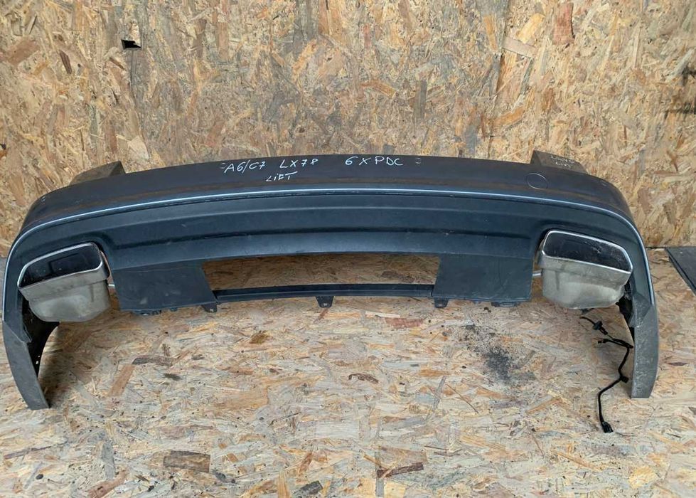 Задна броня уборудвана Audi A6 C7 Lift Lx7P 4xPark