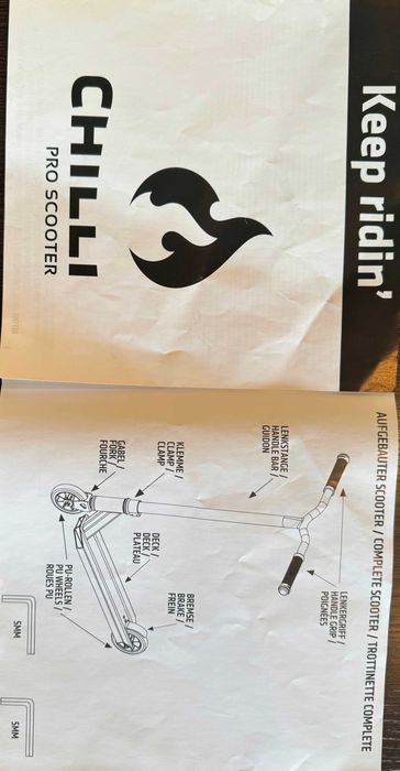 Продам трюковой самокат Chilli Rocky