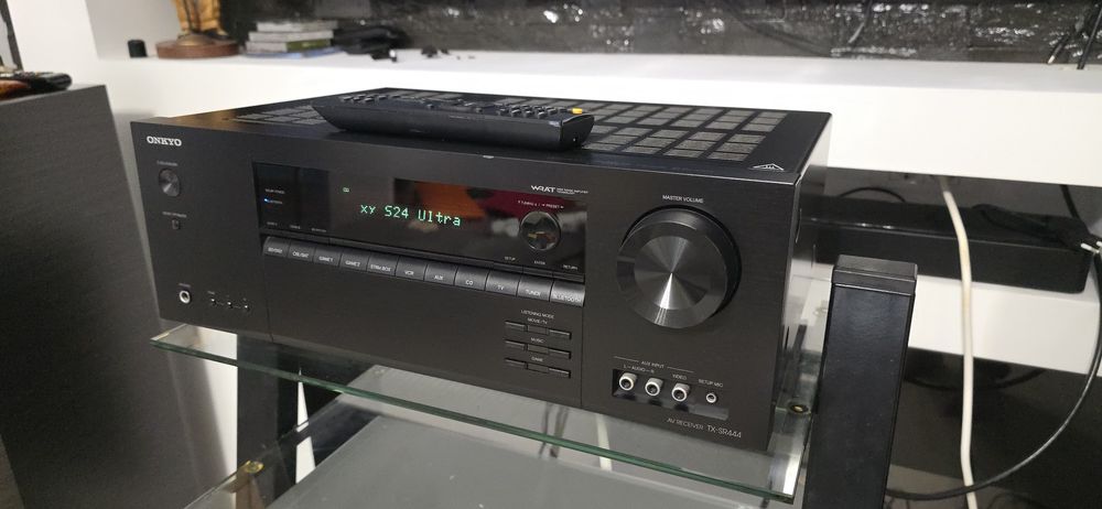 Receiver 7.1 Onkyo TX-SR444 Dolby Atmos Bluetooth 4k usb hdmi arc