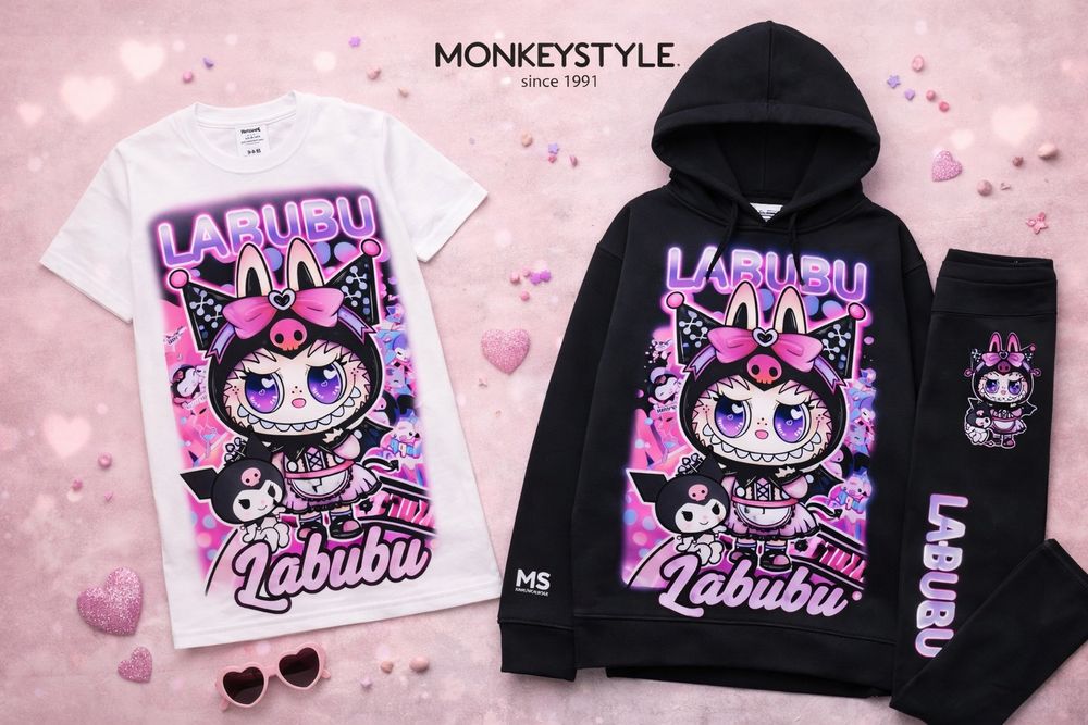 Детски комплект тениска + суитшър + клин | MONKEYSTYLE