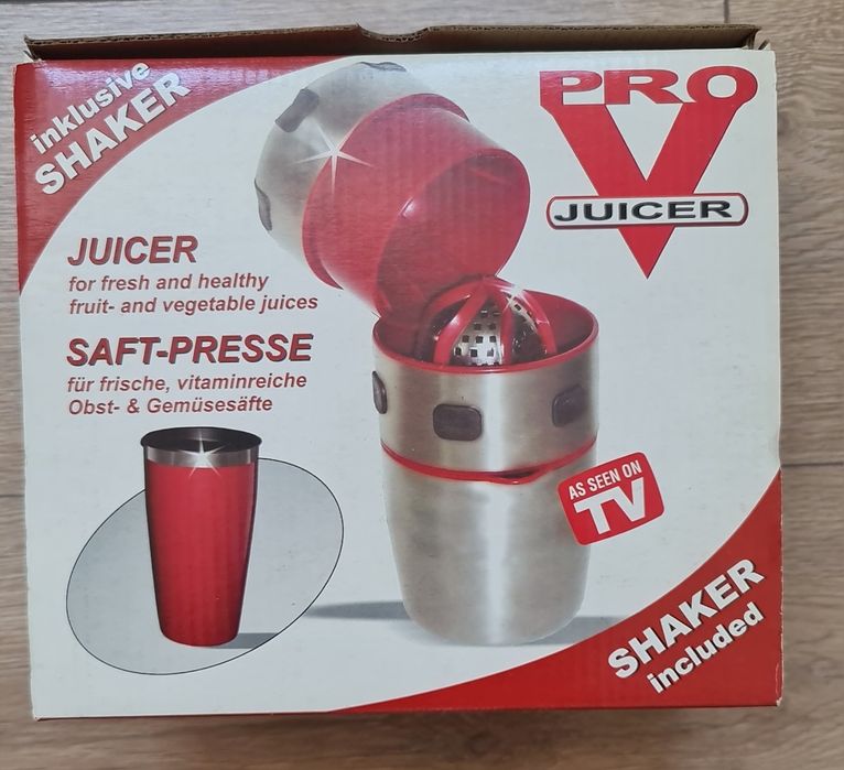 Pro V Juicer-storcator de fructe+cadou Pro V Decoset