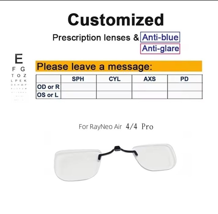 Vând Ochelari inteligenti AR RayNeo Air 4 Pro, suportă HDR1O, 3840Hz